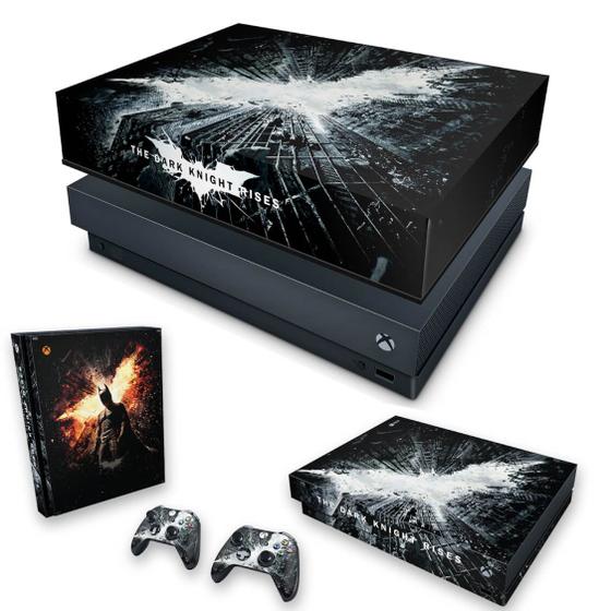 Imagem de Capa Anti Poeira e Skin Compatível Xbox One X - Batman - The Dark Knight