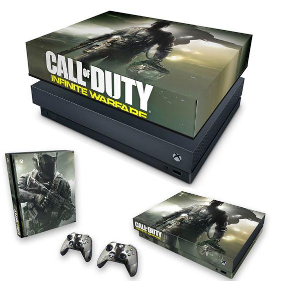 Imagem de Capa Anti Poeira e Skin Compatível Xbox One X - Call Of Duty: Infinite Warfare