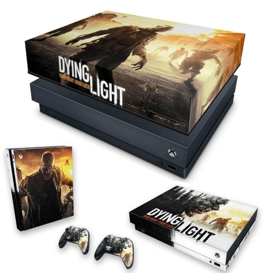 Imagem de Capa Anti Poeira e Skin Compatível Xbox One X - Dying Light