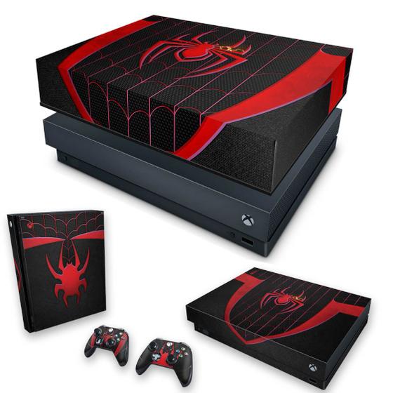 Imagem de Capa Anti Poeira e Skin Compatível Xbox One X - Spider-Man: Miles Morales