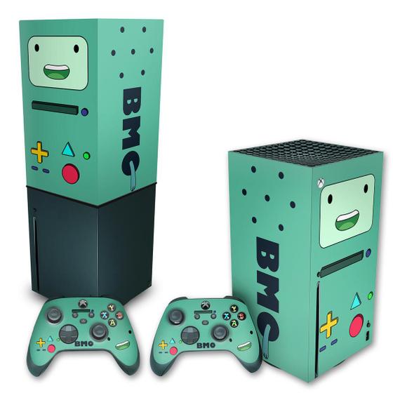 Imagem de Capa Anti Poeira e Skin Compatível Xbox Series X - BMO Hora de Aventura