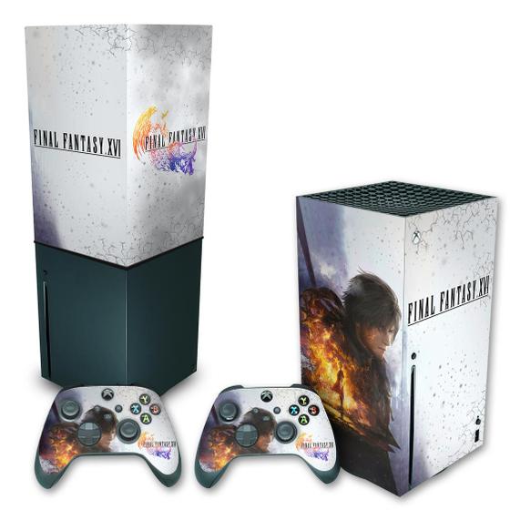 Imagem de Capa Anti Poeira e Skin Compatível Xbox Series X - Final Fantasy XVI