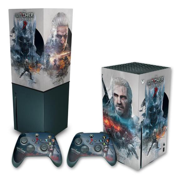 Imagem de Capa Anti Poeira e Skin Compatível Xbox Series X - The Witcher 3