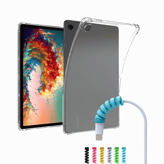 Imagem de Capa Anti Queda P/ Tablet Samsung Galaxy Tab A9 Plus + Protetor de Cabo