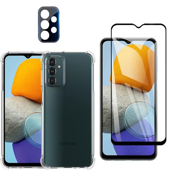 Capa Anti Queda Para Samsung Galaxy M23 + Película 5D + Pelicula Câmera Menor preço em Capa Anti Queda Para Samsung Galaxy M23 + Película 5D + Pelicula Câmera