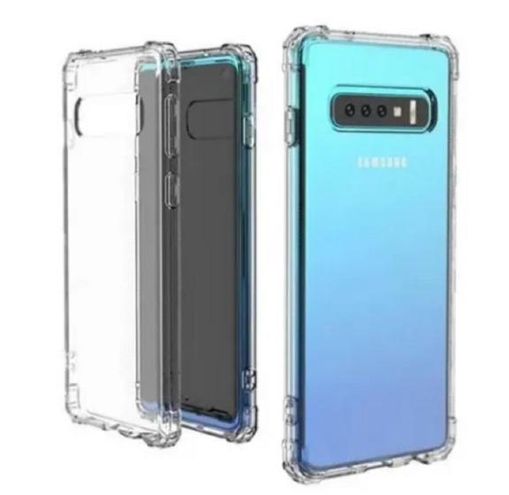 Imagem de Capa Anti Shock Impactos Samsung Galaxy S10 Plus + 2x Películas de Nano Gel Transparentes