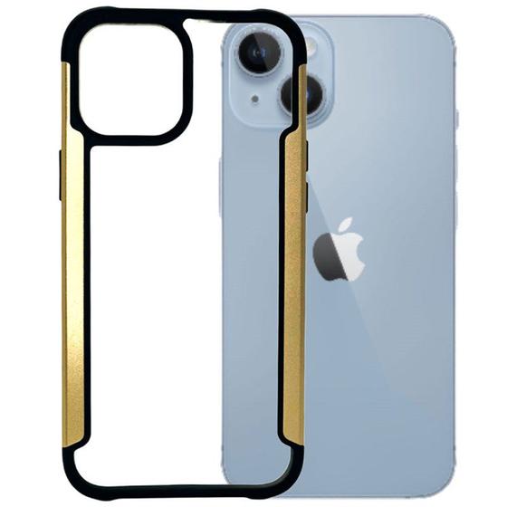 Imagem de Capa Arm Loft para iPhone 14 dourada