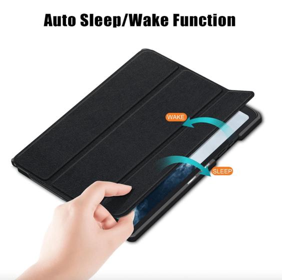 Imagem de Capa Auto Sleep Magnética Tablet Fire Hd 7 + Vidro