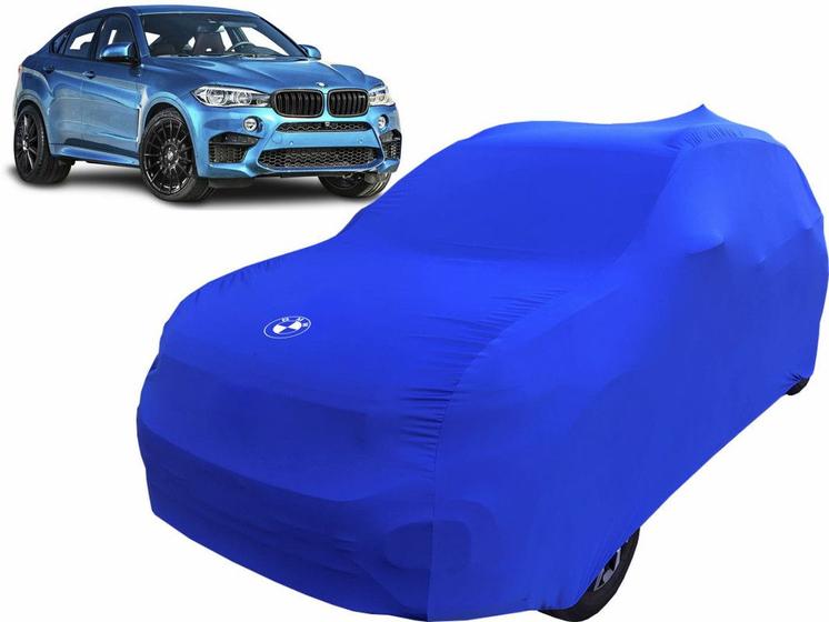 Imagem de Capa Automotiva Bmw X6 Tecido Helanca Cor Preta