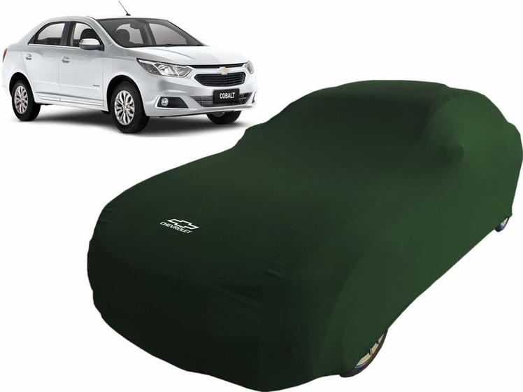 Imagem de Capa Automotiva Chevrolet Cobalt Tecido Helanca Cor Verde