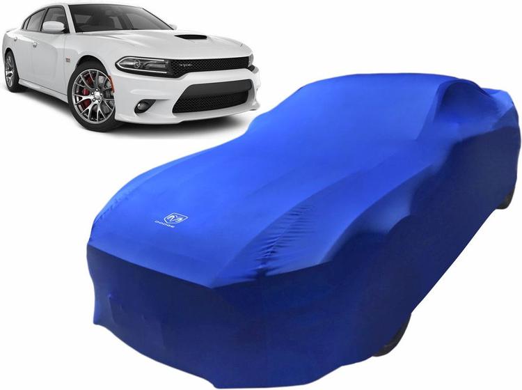 Imagem de Capa Automotiva Dodge Charger Srt Tecido Helanca Cor Preta