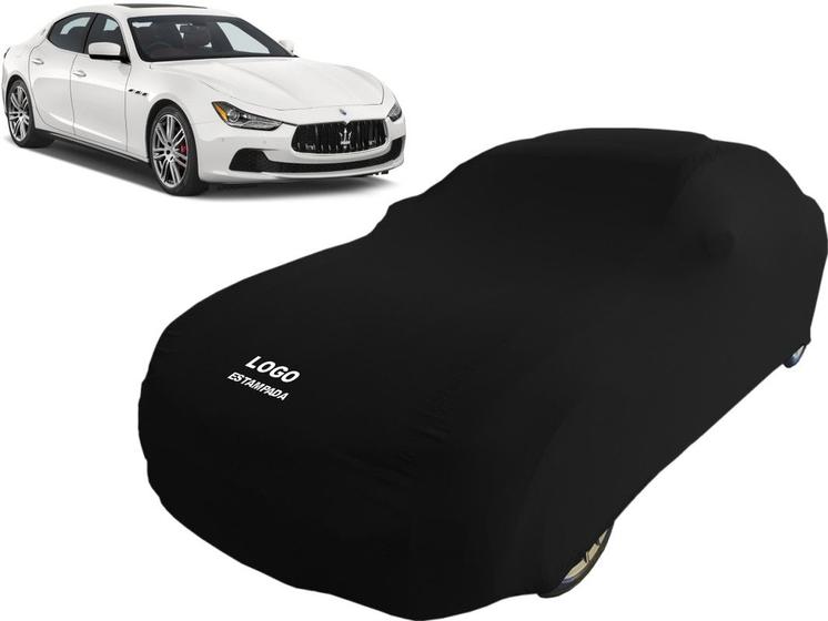 Imagem de Capa Automotiva Maserati Ghibli Tecido Helanca Cor Preta