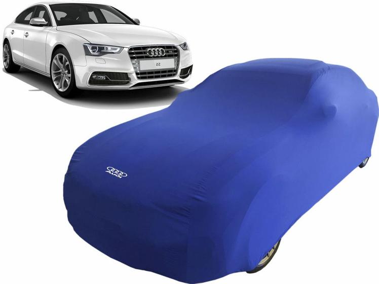 Imagem de Capa Automotiva Para Audi A5 Tecido Helanca Lycra Cor Preta