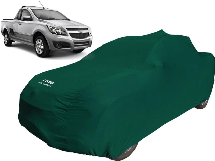 Imagem de Capa Automotiva Para Chevrolet Montana Tecido Helanca Lycra