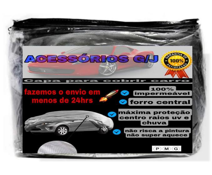 Imagem de capa automotiva para cobrir carro 100% forrada para Gol 2002/2003