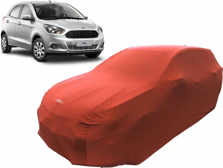 Imagem de Capa Automotiva Para Ford Ka Hatch Tecido Helanca Lycra