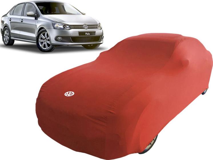 Imagem de Capa Automotiva Para Volkswagen Polo Sedan Tecido Lycra