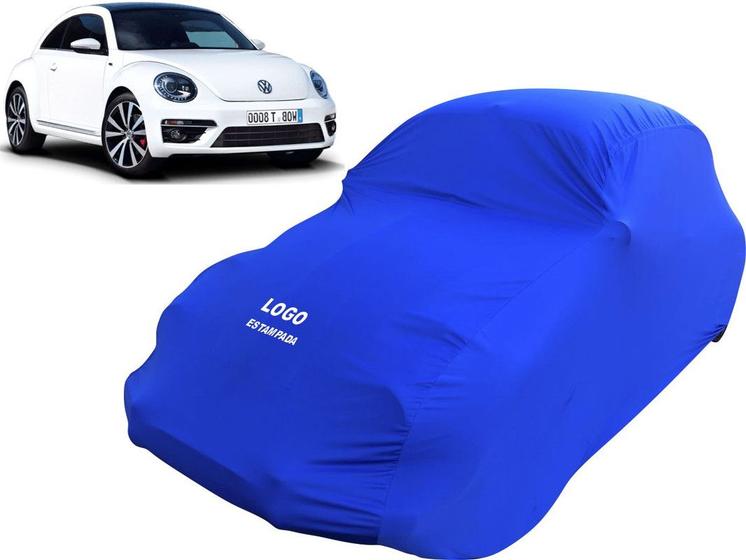 Imagem de Capa Automotiva Volks New Beetle Tecido Helanca Cor Preta