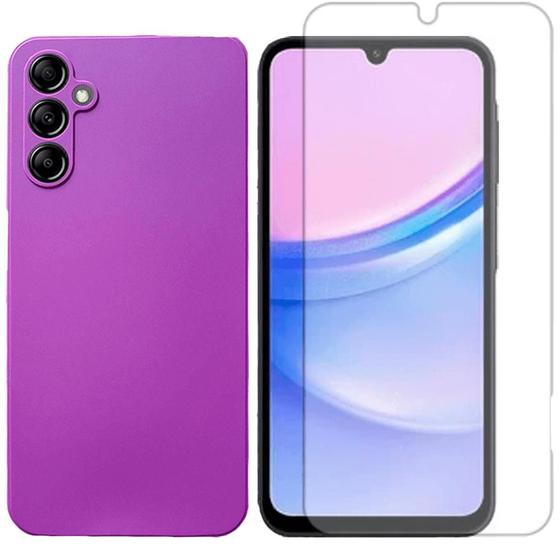 Imagem de Capa Aveludada Para Samsung Galaxy A55 + Pelicula Hidrogel