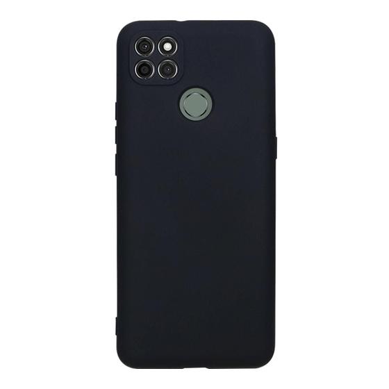 Imagem de Capa Aveludada Preta + Película De Hydrogel Privacidade Compatível Para Moto G9 Power Xt2091 6.8