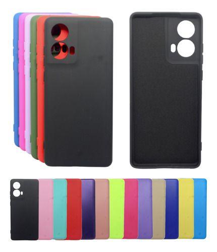 Imagem de Capa Aveludada Proteção Capinha Para Moto G85 Silicone