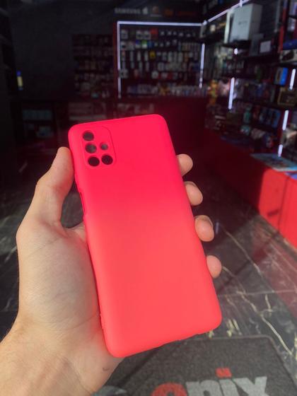 Imagem de Capa aveludada rosa neon para M51