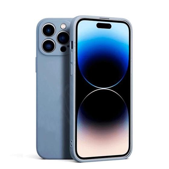 Imagem de Capa Aveludada Silicone Anti Impacto Compativel Com iPhone 15 Todos