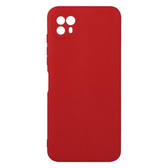 Imagem de Capa Aveludada Vermelho compatível Moto G50 5G XT2137 + Película Vidro 9h - Cell In Power25