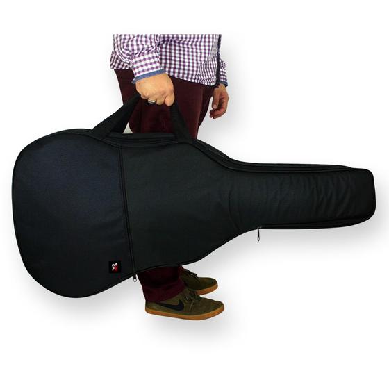 Imagem de Capa bag case violão clássico acolchoada impermeável extra luxo - bonga