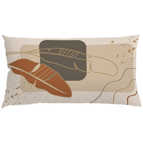 Imagem de Capa Baguete 29x52 Suede Leaves Modern Gray A