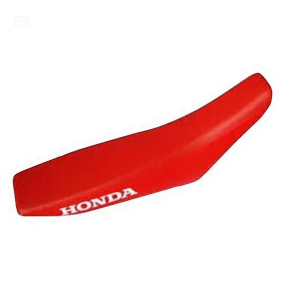 Imagem de Capa banco crf 230 vermelha lfx motoparts c/ letras honda