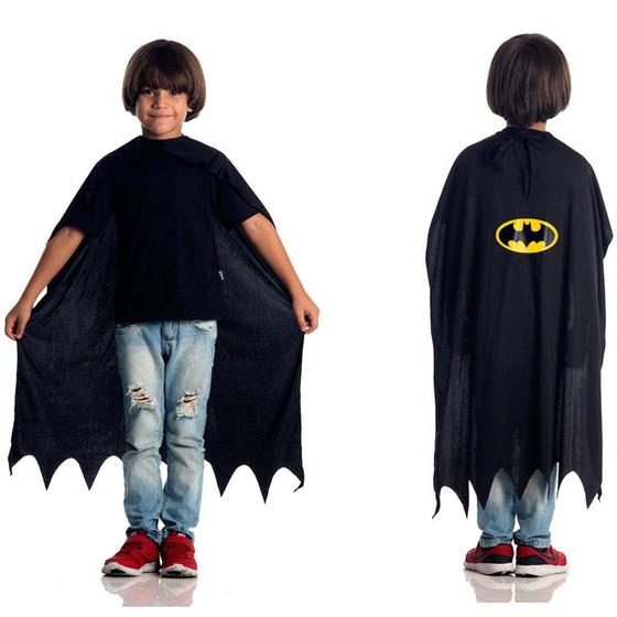 Imagem de Capa Batman Infantil - Liga Da Justiça