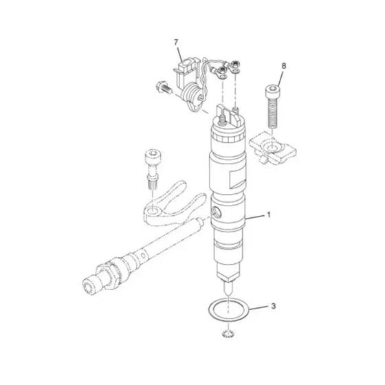 Imagem de CAPA BICO INJETOR para MWM MAXXFORCE 4.8/ 4.8H/ 7.2/ 7.2H/ 7