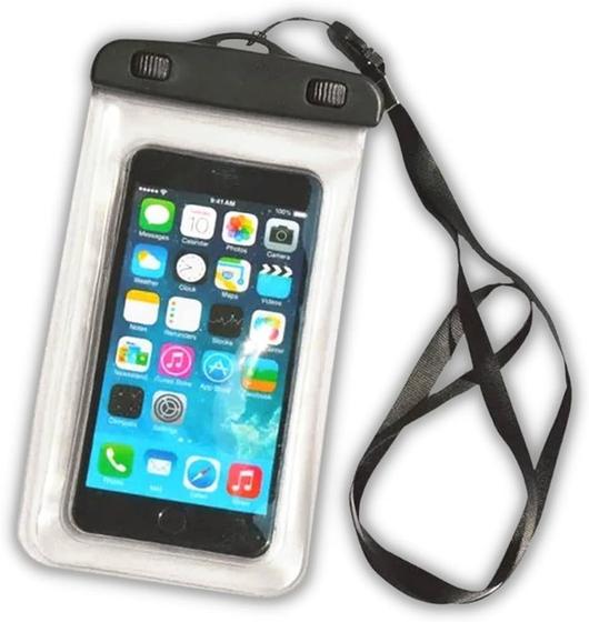Imagem de Capa Bolsa Para Celular A Prova Dágua Impermeável Universal Até 6.5 Pol