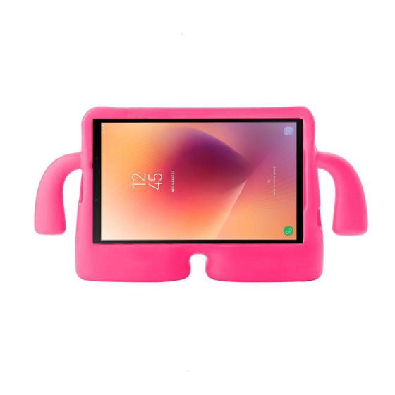 Imagem de Capa Boneco Tablet Samsung Galaxy Tab A8 + Película Rosa