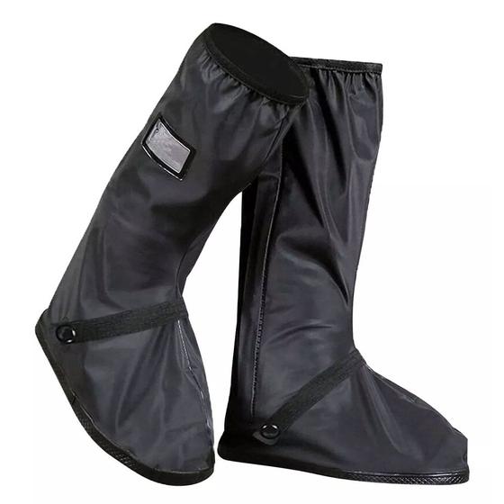 Imagem de Capa bota protetora sapato tenis a prova d'água chuva moto ciclismo pescaria