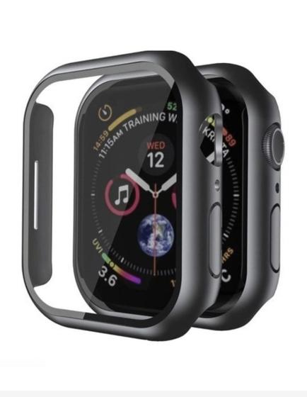 Imagem de Capa Bumper Compativel Apple Watch Com Protetor Tela Vidro 40mm