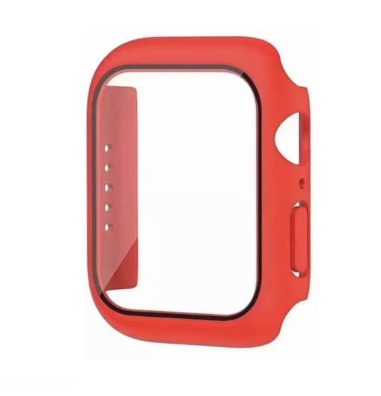 Imagem de Capa Bumper Compativel Apple Watch Com Protetor Tela Vidro 40mm