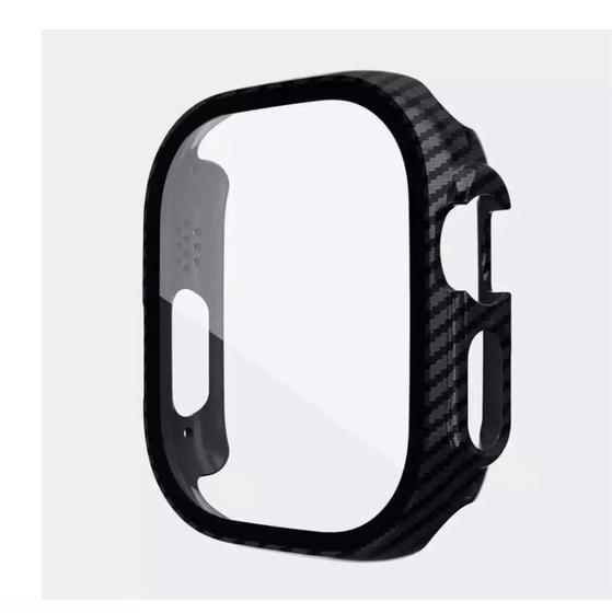 Imagem de Capa Bumper Compativel Apple Watch Com Protetor Tela Vidro 41mm