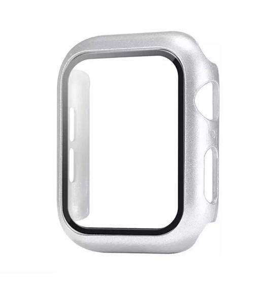 Imagem de Capa Bumper Compativel Apple Watch Com Protetor Tela Vidro 41mm