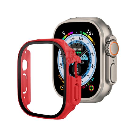 Imagem de capa bumper rigido com vidro embutido aple watch ultra 49mm