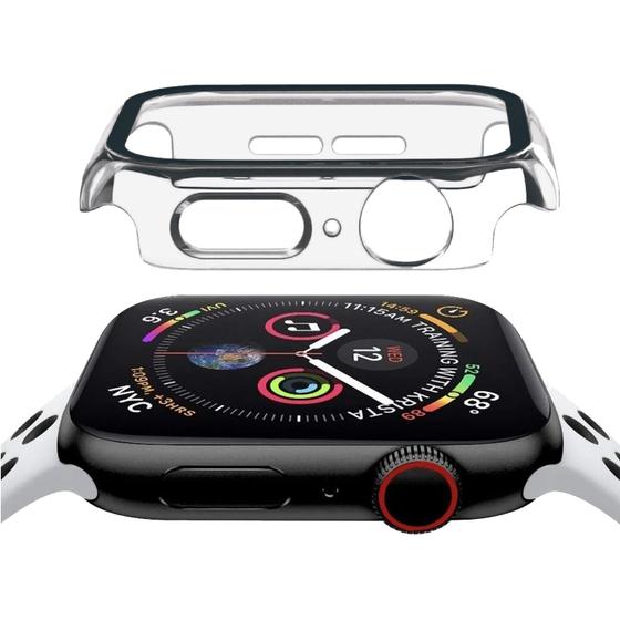 Imagem de Capa Bumper Vidro Temperado Compatível Apple Watch series 8, 7, 6 e 5