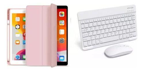 Imagem de Capa C/ Teclado E Mouse Bluetooth Para iPad Air 5ª Ger 10.9