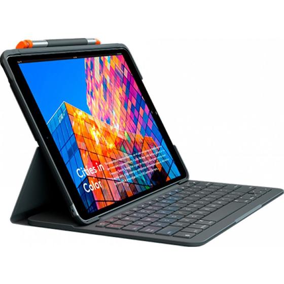 Imagem de Capa c  teclado logitech slim folio p  ipad 3 gera  o