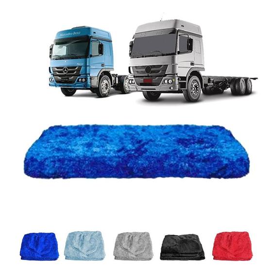 Imagem de Capa Cama Caminhão MB Atego Cabine Dupla Após 2012 - Azul