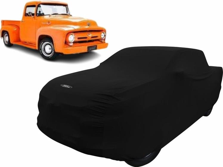 Imagem de Capa Camionete Antiga Ford F100 De Tecido Helanca Lycra