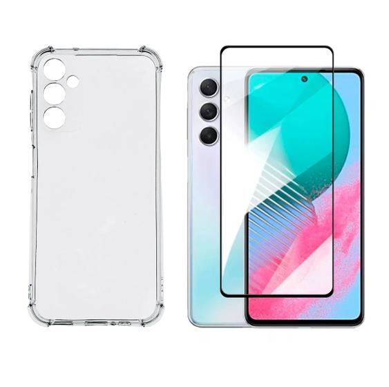 Imagem de Capa Capinha Anti Impacto + Pelicula Vidro 3d Para Samsung Galaxy M54