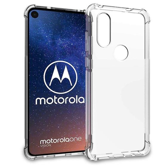 Imagem de Capa Capinha Anti Impacto Shock Moto One Fusion Tpu Transparente