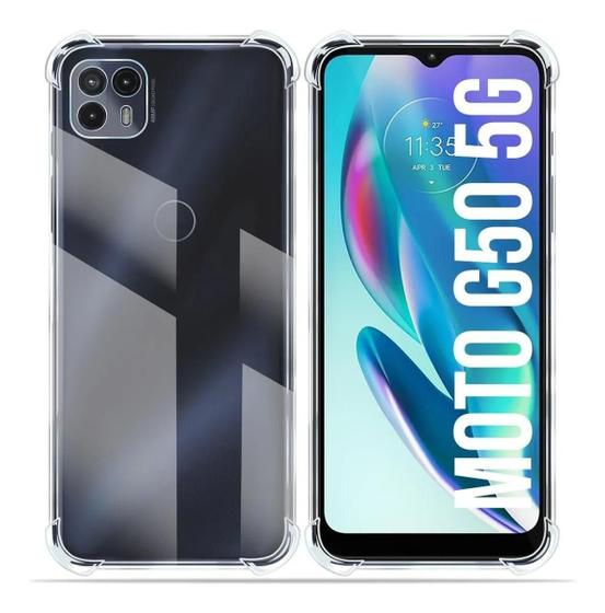 Imagem de Capa Capinha Anti Impacto Transparente Moto G50 5G