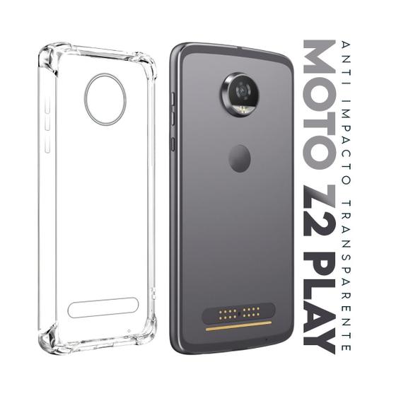 Imagem de Capa Capinha Anti Impacto Transparente + Película De Hydrogel Fosca Para Moto Z2 Play Xt1710 5.5